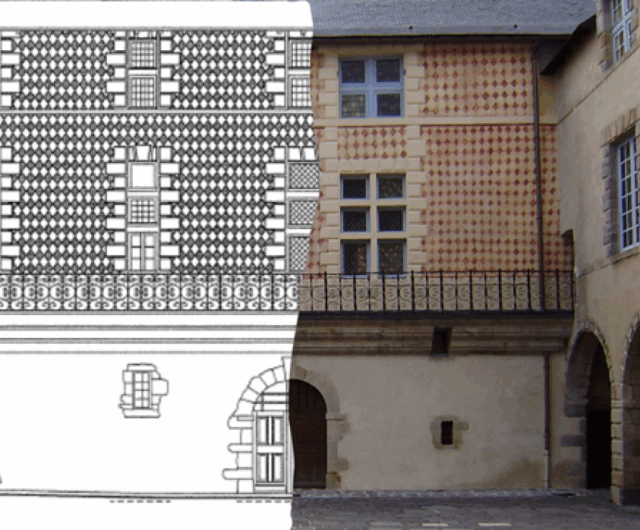 Le Chateau de haut en bas – Crédit Photo Chateau Villeneuve Lembron