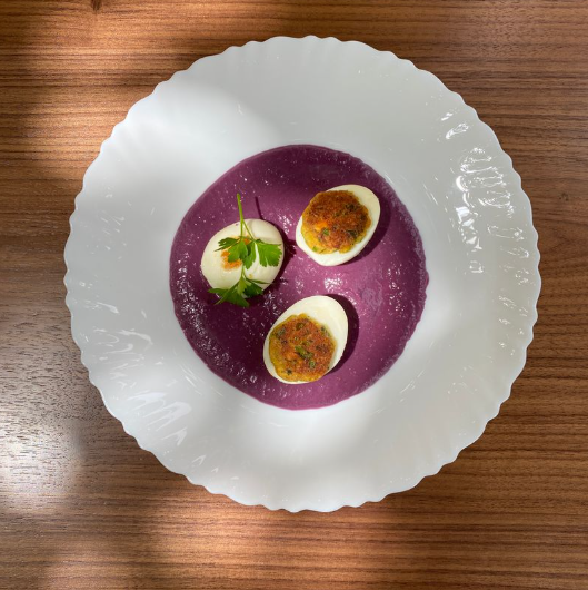 Oeufs farcis @Aupres Angele